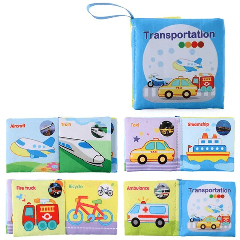 Baby Discovery Books – Tygböcker för Tidig Lärande & Sensorisk Upptäckt