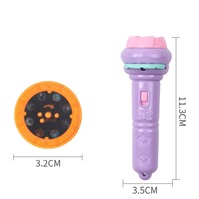 Pedagogisk Projektor Ficklampa – Magisk Leksak för Läggdags och Fantasi