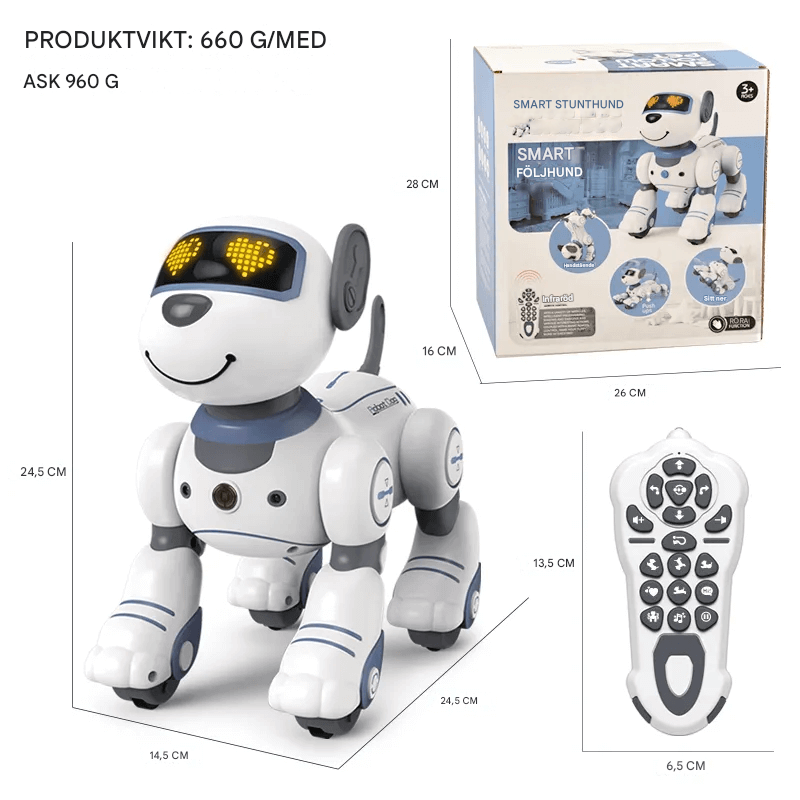 Smart Robot Hund för Barn – Elektronisk, Dansande och Programmerbar Leksak