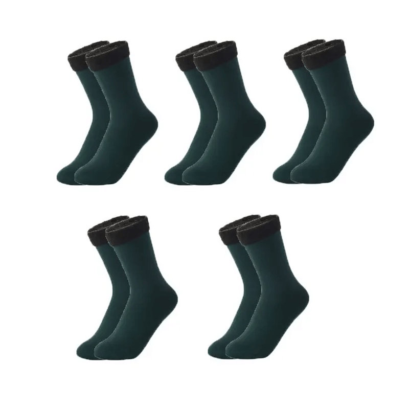 Chaussettes d'hiver douces en velours