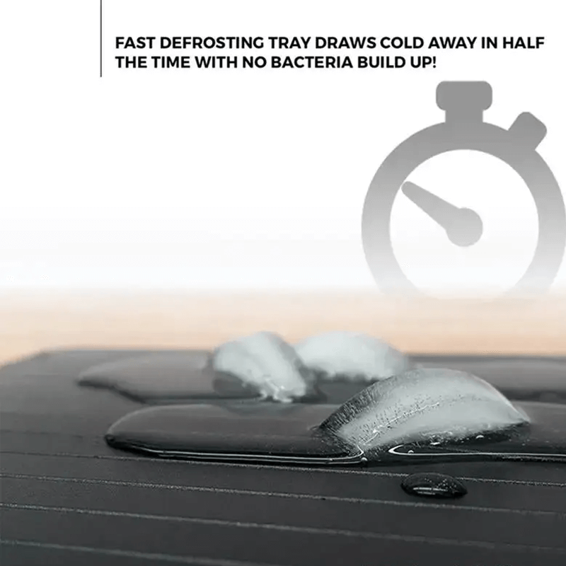 EcoThaw - Återanvändbar Upptiningsbräda i Aluminium för Snabb Upptining av Kött och Livsmedel
