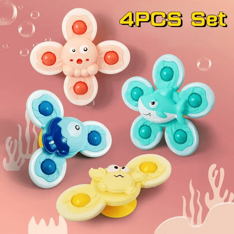 Baby Spinner Toys med Sugeffekt – Stimulerar Sensorisk och Kognitiv Utveckling