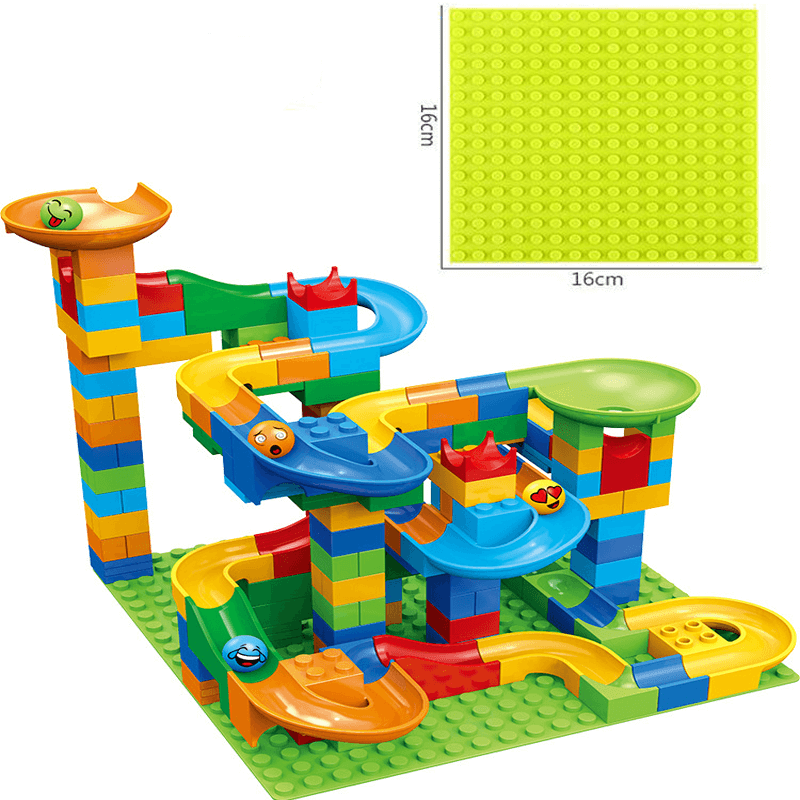 Marble Run Byggklossar – Kreativ Labyrint med Rutschkana och Kulbana för Barn – Pedagogisk Lek för Problemlösning och Fantasi