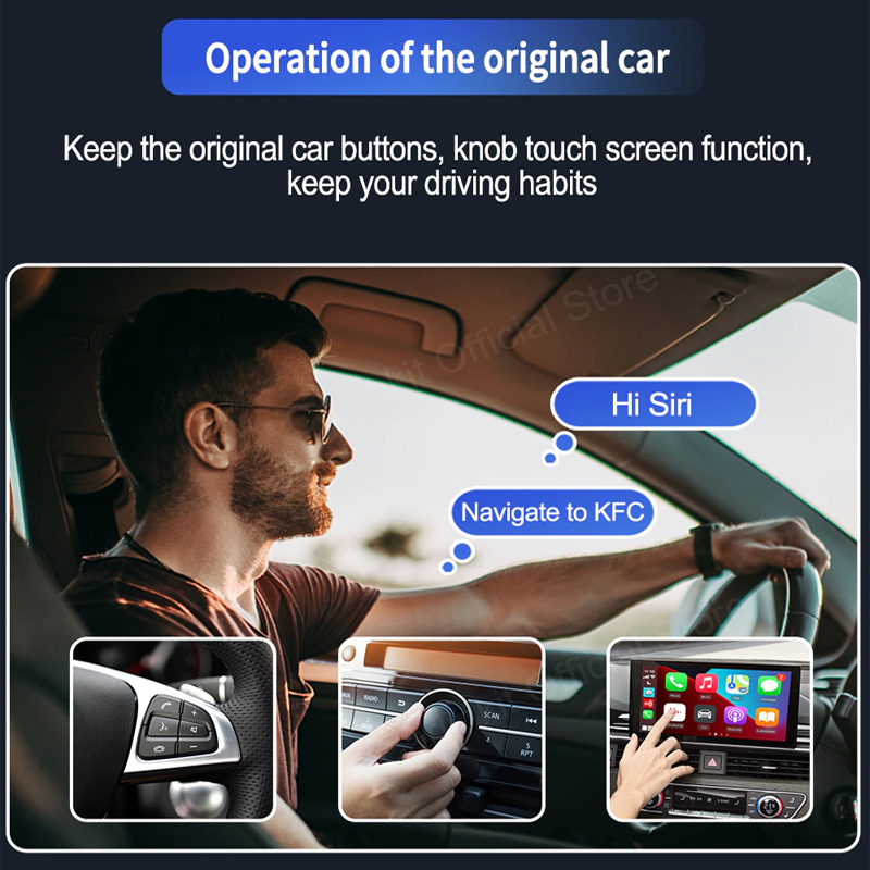 Adaptateur CarPlay sans fil pour voiture