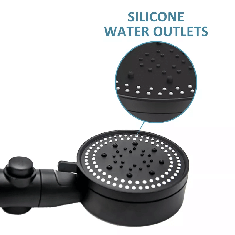 HydroFlow - Pommeau de douche réglable avec 5 modes de jet et une forte pression d'eau