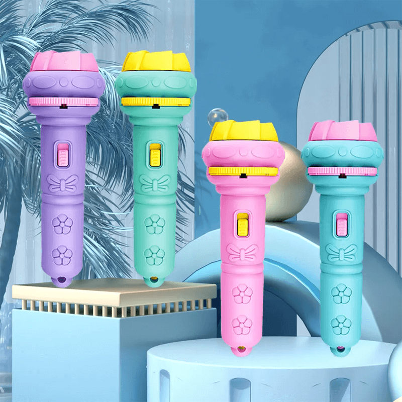 Pedagogisk Projektor Ficklampa – Magisk Leksak för Läggdags och Fantasi