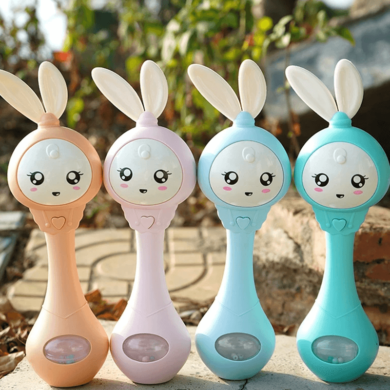 Baby Rattle med Blinkande Ljus och Musik – Greppvänlig och Säker