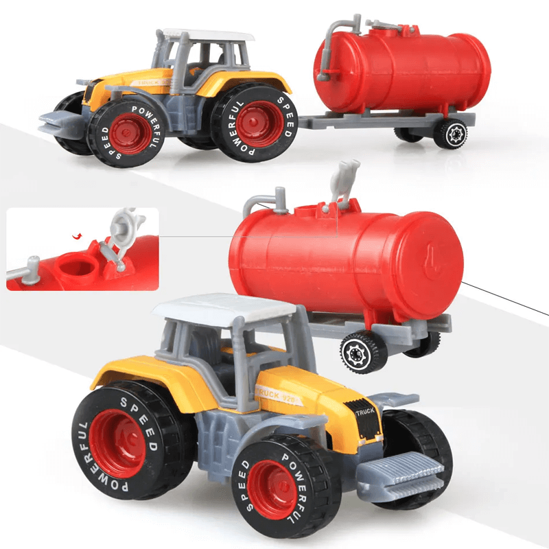 Pedagogisk Jordbruksbil Leksak – Icke-Giftigt Material, Kreativ Lek