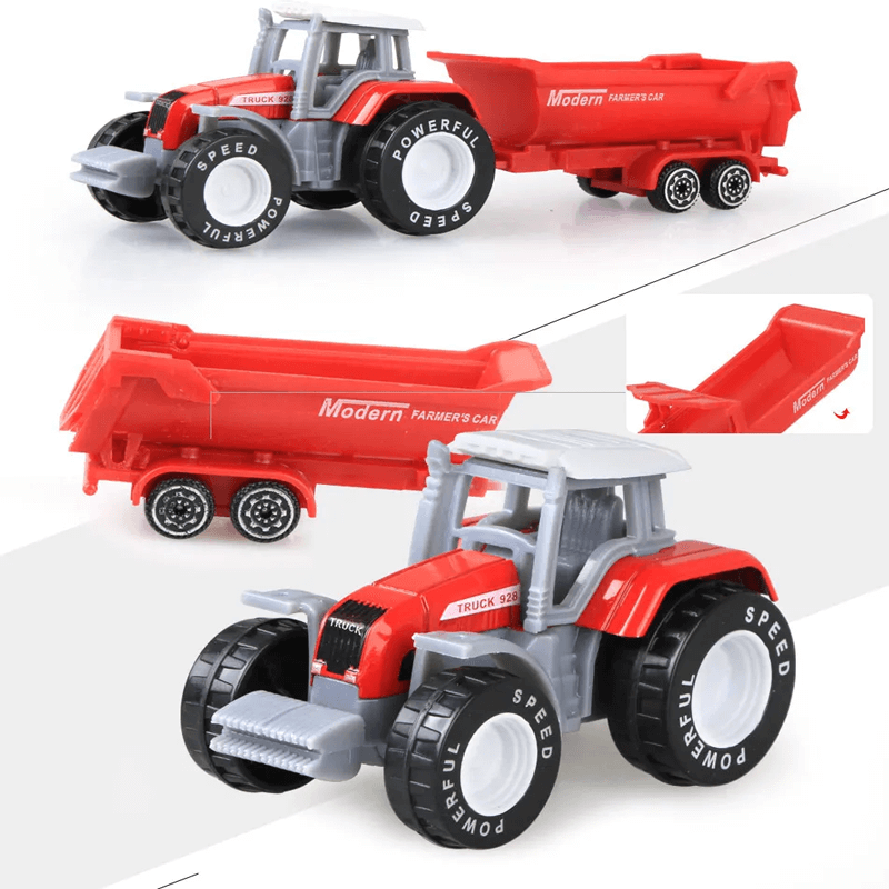 Pedagogisk Jordbruksbil Leksak – Icke-Giftigt Material, Kreativ Lek