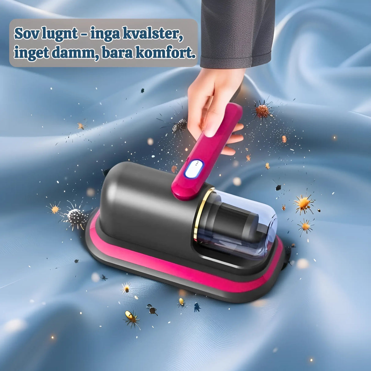 PureVac™ - 10kPa Trådløs Håndholdt Støvsuger for Madrass og Puteorm