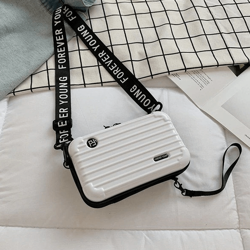 Sac à bandoulière inspiré d'une valise