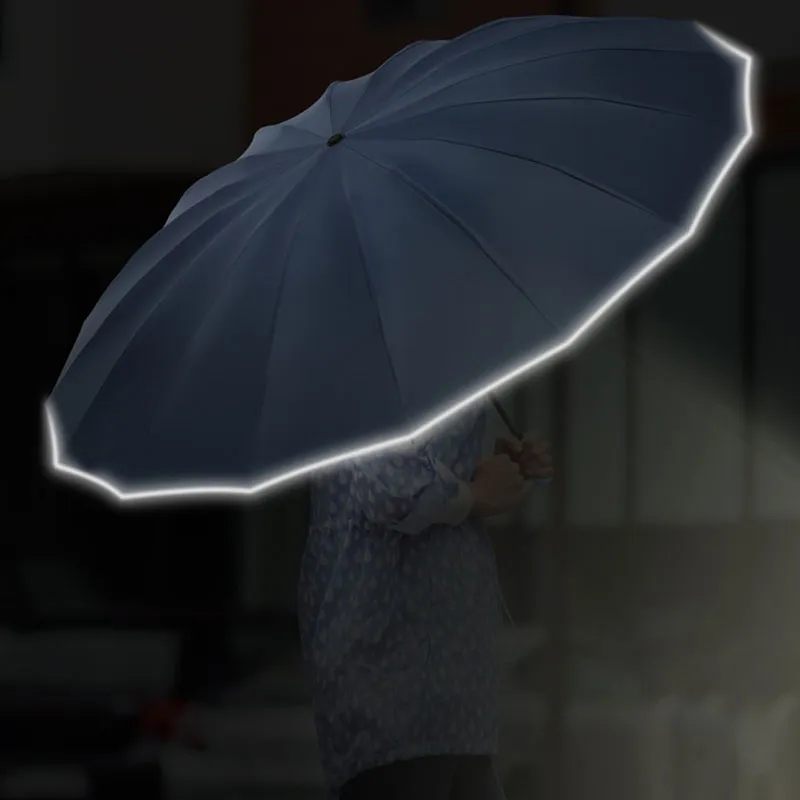 Parapluie pliable avec lampe de poche LED
