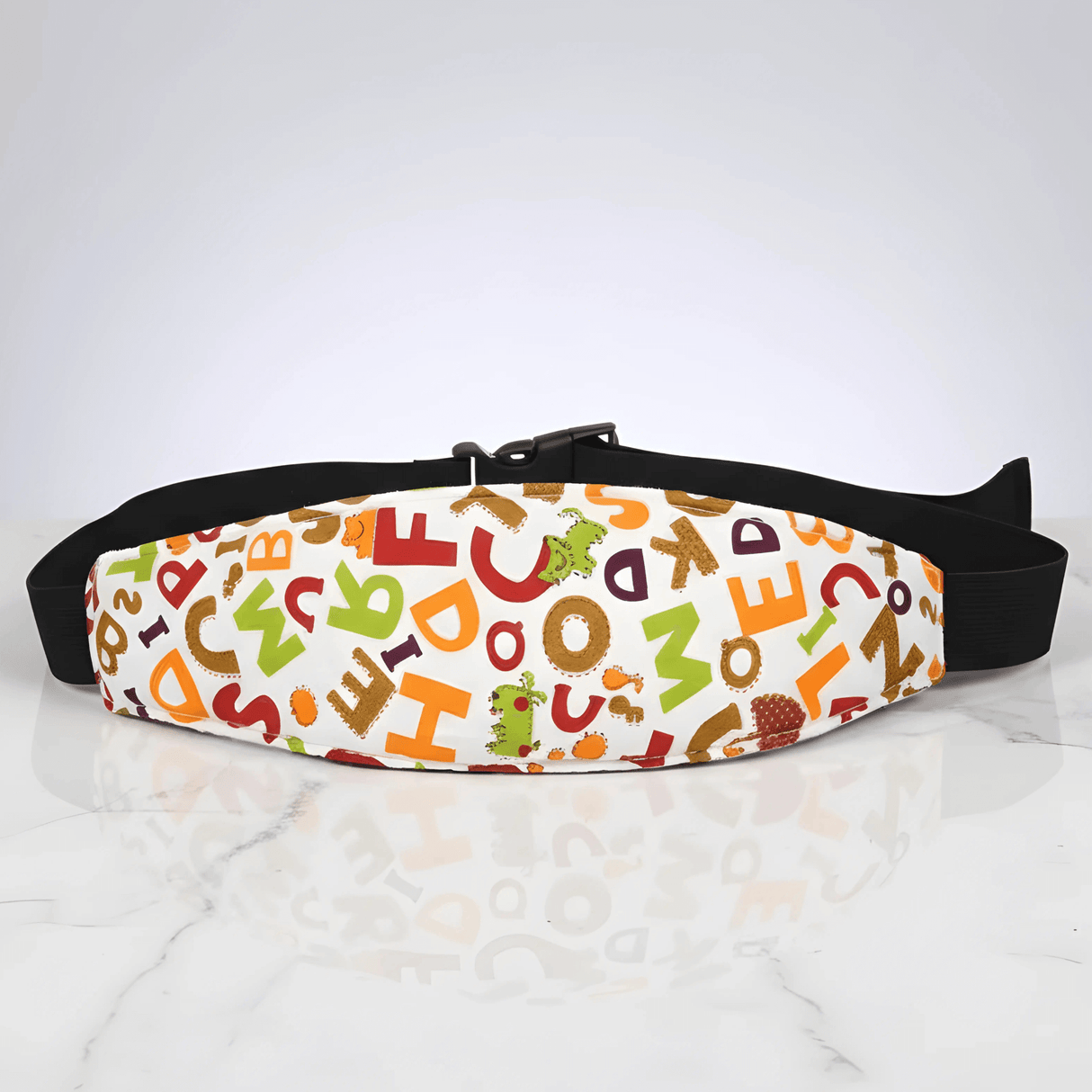 SafeNap – Barns Bilsele & Sovstöd med Huvudfixeringsband för Resa och Vila