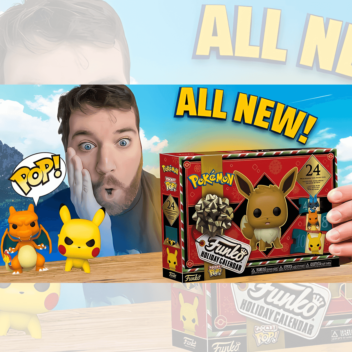 PokéMyst – Poke 24-dagars Adventskalender med Mystery Pocket Pops för Samlare och Barn