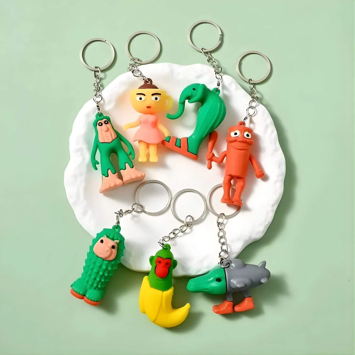 BlinkBox – 24 st Italienska Mindrot Blind Box-figurer & Nyckelringar i Mystery Samlarset