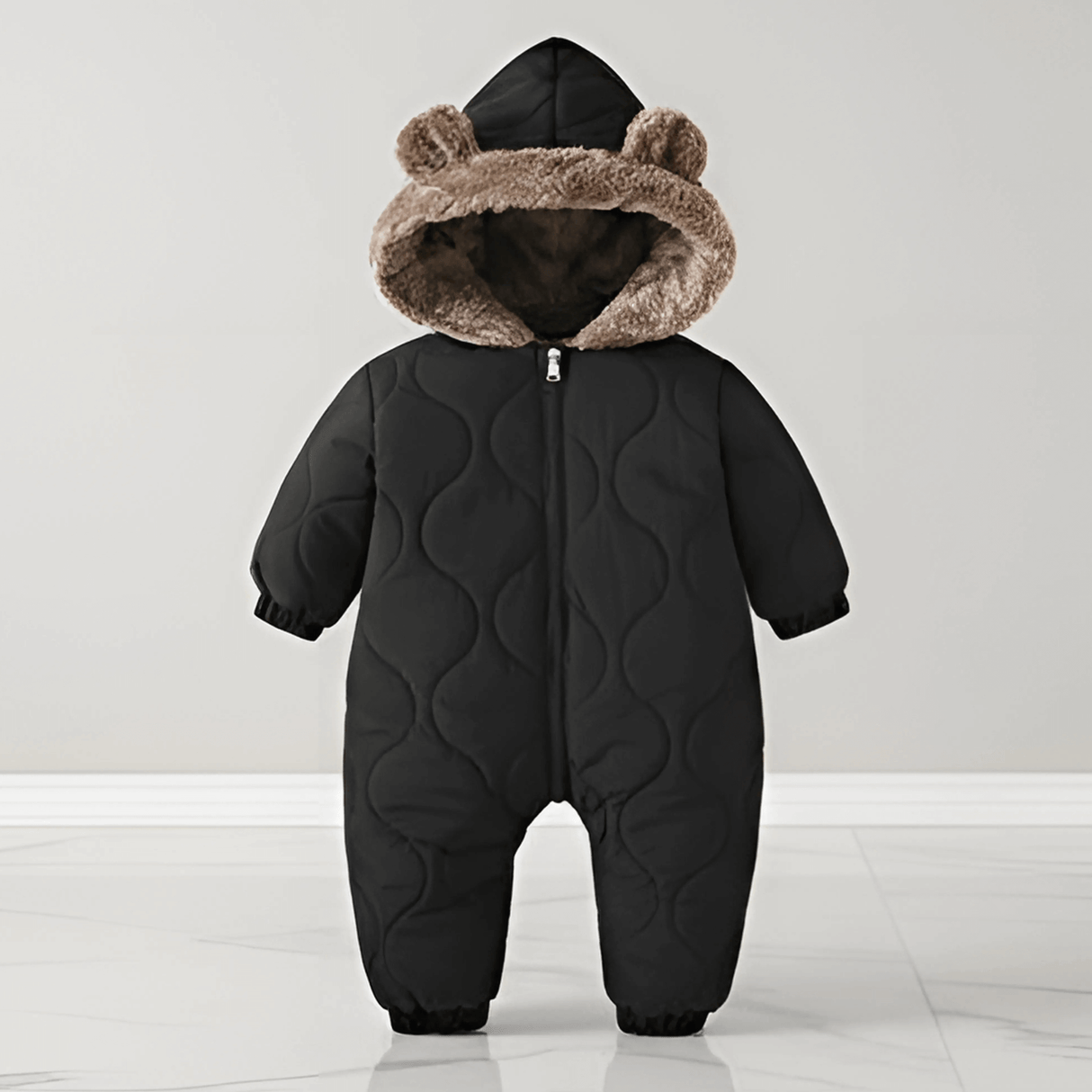 SnugCub – Vinteroverall för Bebis med Fleecefoder, Huva & Värmande Komfort