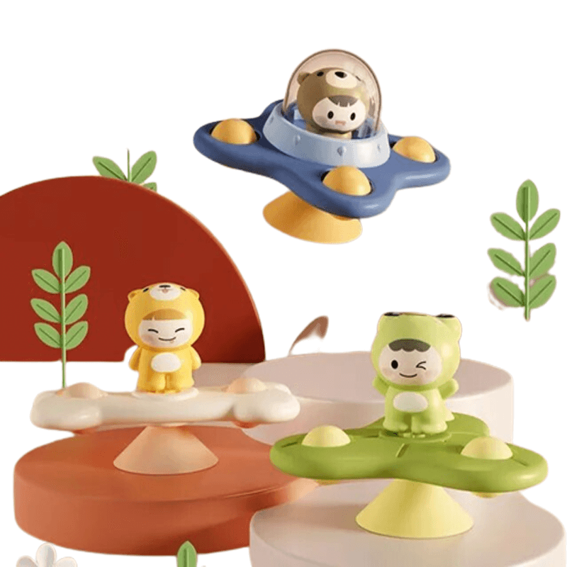 Baby Spinner Toys med Sugeffekt – Stimulerar Sensorisk och Kognitiv Utveckling