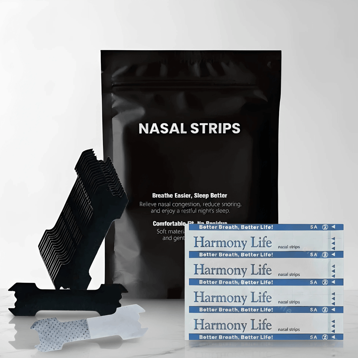 SilentBreathe – Antisnark Nässkydd Strips för Bättre Andning & Lugnare Sömn