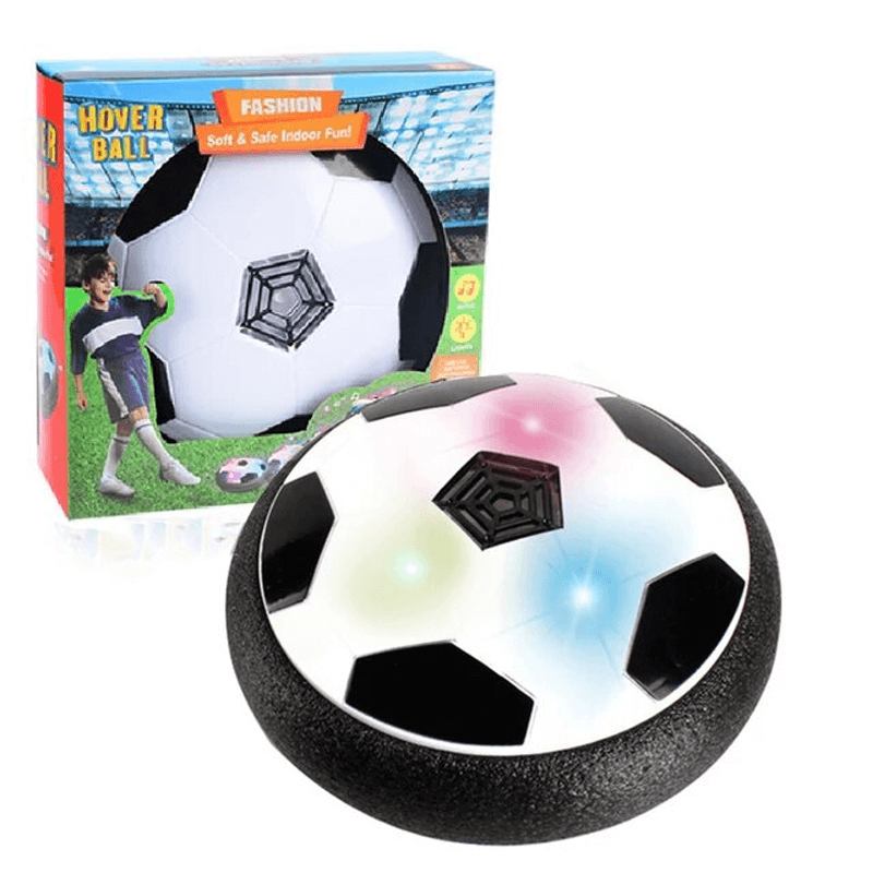 HoverKick - Jouet de football flottant à LED avec amortisseurs en mousse, pour jouer au football en intérieur
