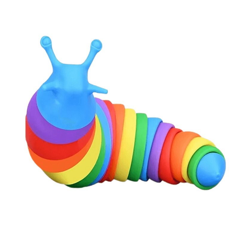 3D Färgglad Snigel Anti-Stress Leksak – Kreativ och Avslappnande Aktivitet