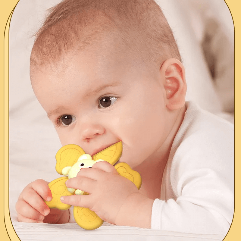 Baby Spinner Toys med Sugeffekt – Stimulerar Sensorisk och Kognitiv Utveckling