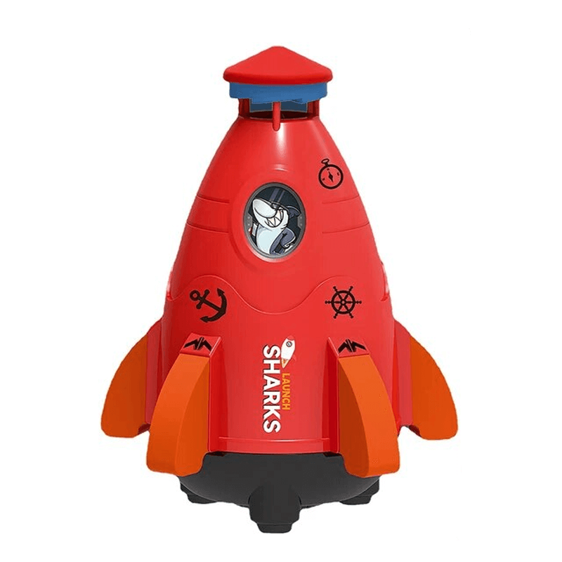 Vattenraket Sprinkler för Barn | Utomhus Lek & Sommarkul med Trycksatt Vattensprutande Raket