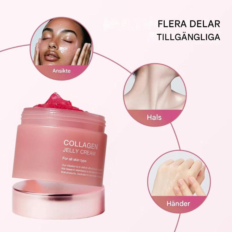 RevitaGlow - Kollagen Återfuktande Gelékräm För En Frisk Hud