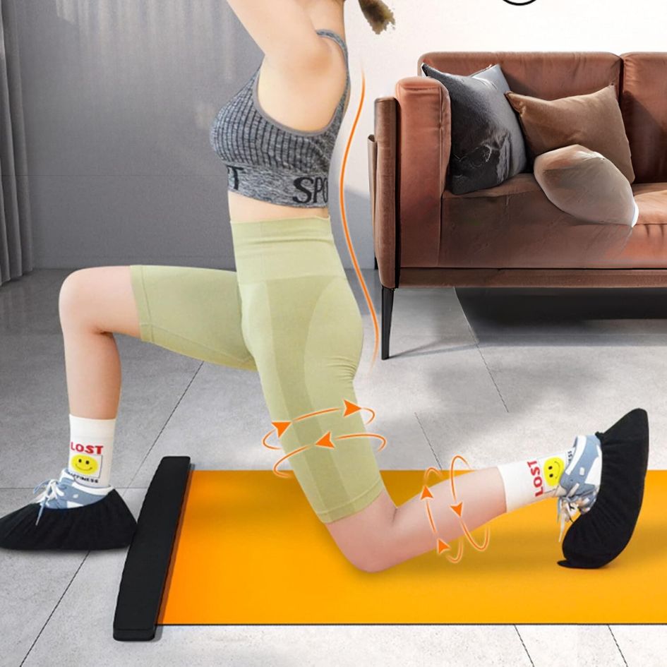 GlideFit - Tapis d'entraînement multifonctionnel et glissant