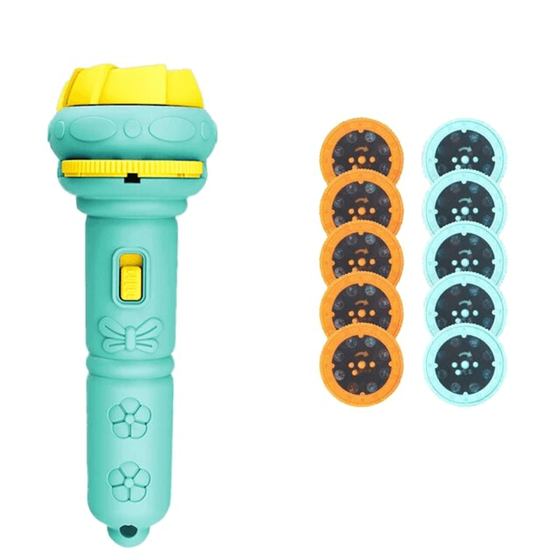 Pedagogisk Projektor Ficklampa – Magisk Leksak för Läggdags och Fantasi