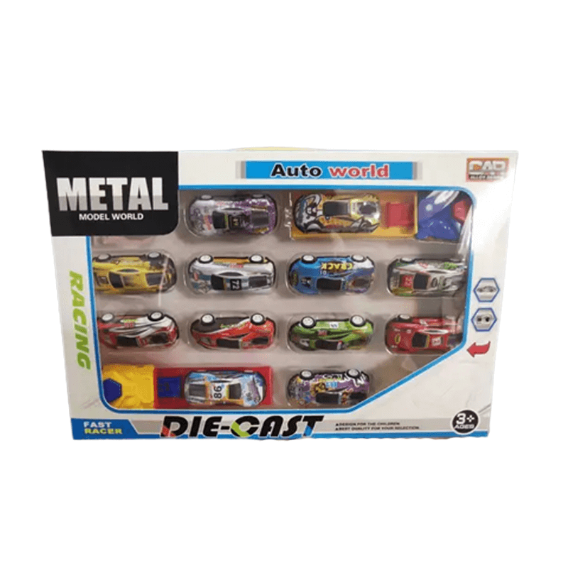 Barnens Mini Racingbilar Set – Robust Konstruktion och Återfjädring