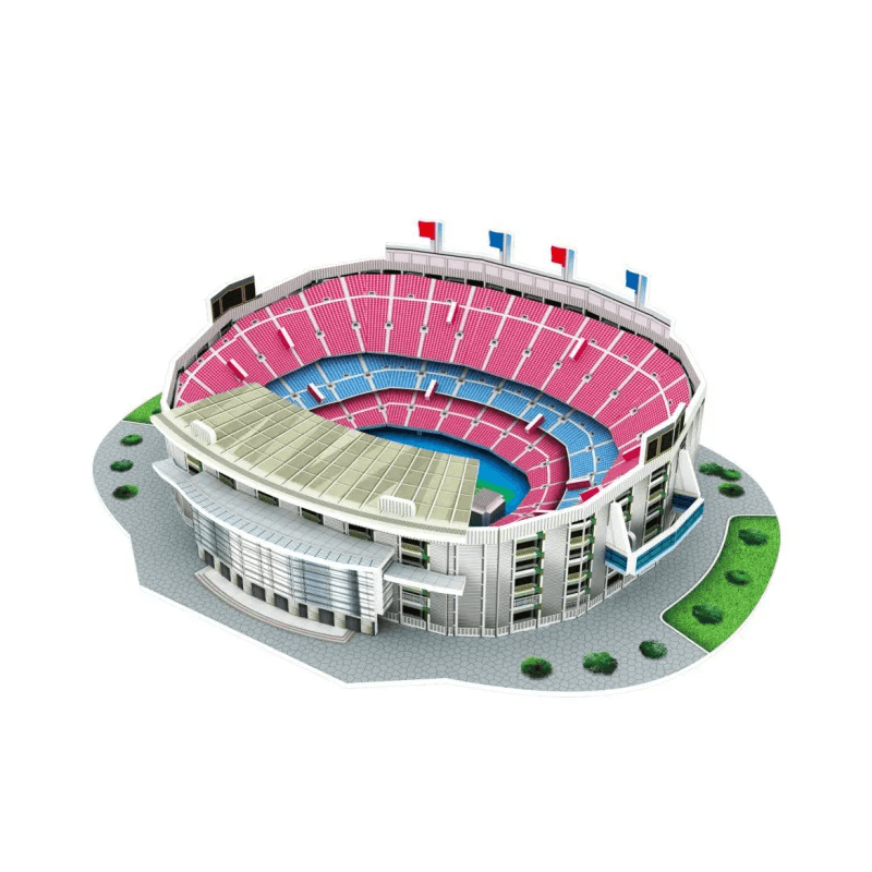Miniatyr Fotbollsplan 3D Pussel – Realistisk Stadion, Utbildande & Rolig Leksak