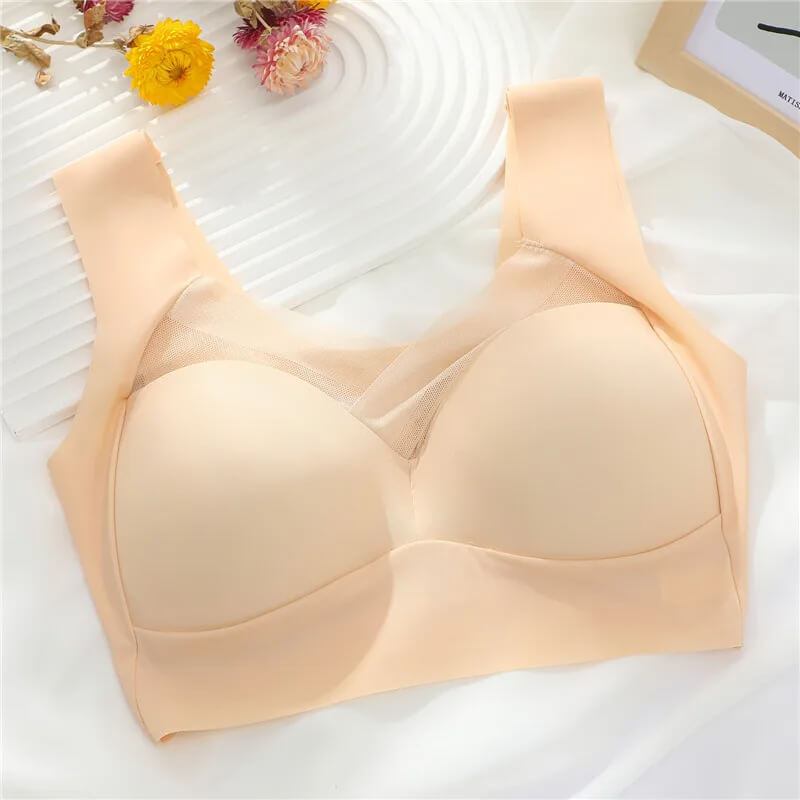 ComfortMax - Plus Size Sömlös BH för Kvinnor M-5XL - Trådlös Minimizer - Push Up