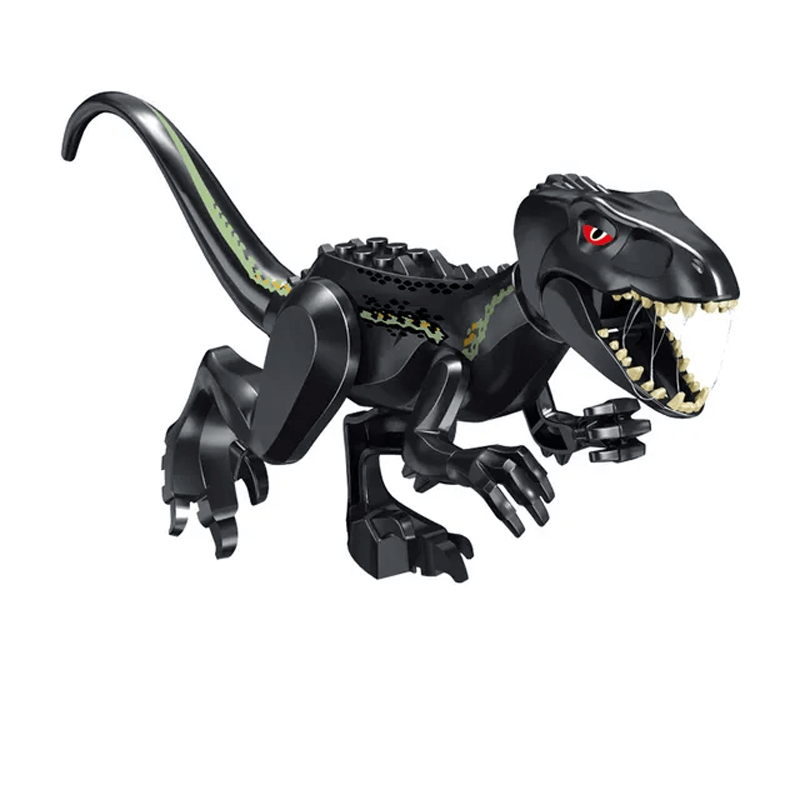 Dinosaurie Byggklossar för Barn – T-Rex Figur | Pedagogisk & Rolig Leksak i ABS-Plast för Kreativ Lek & Finmotorik