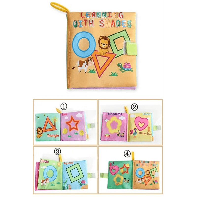 Baby Discovery Books – Tygböcker för Tidig Lärande & Sensorisk Upptäckt