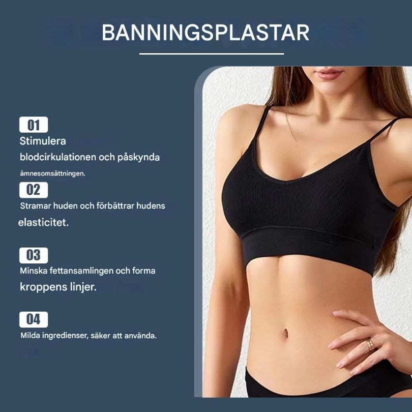 NaturoTrim - Ekologiskt Viktminskningsplåster För En Ökad Ämnesomsättning & Fettförbränning