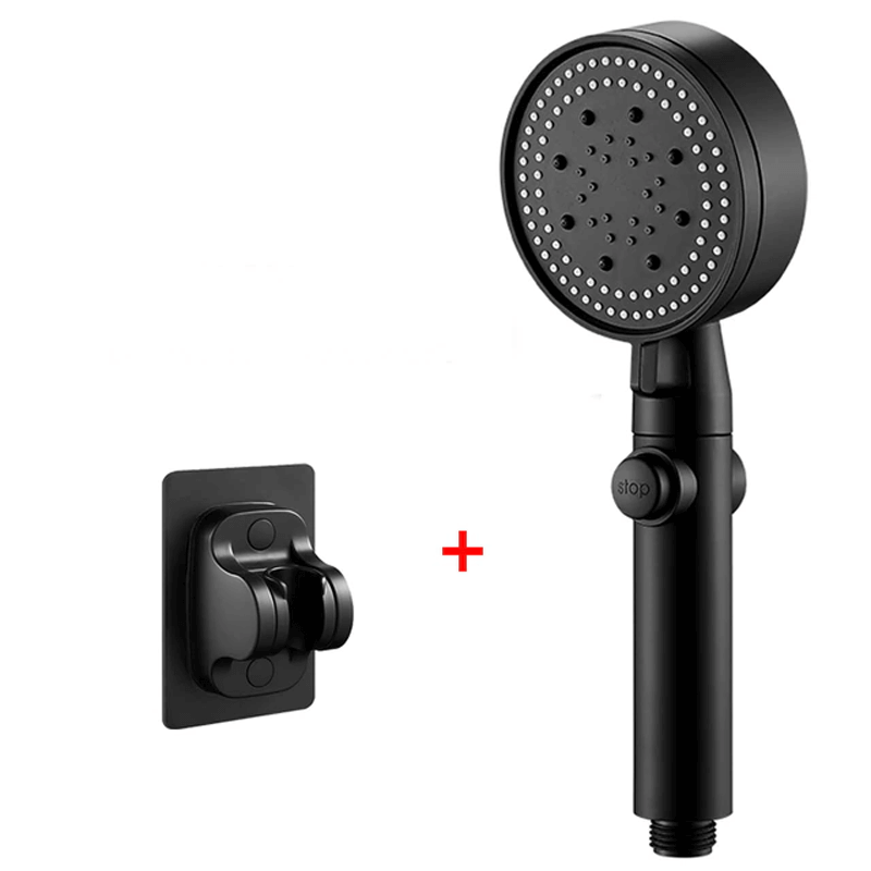 HydroFlow - Pommeau de douche réglable avec 5 modes de jet et une forte pression d'eau