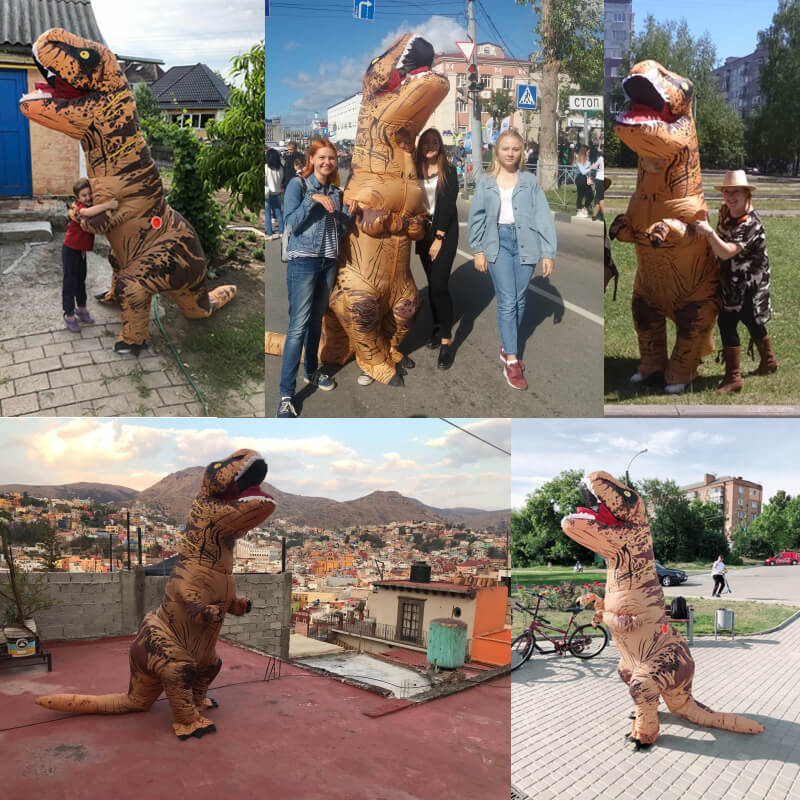 Dinosaure T-Rex gonflable