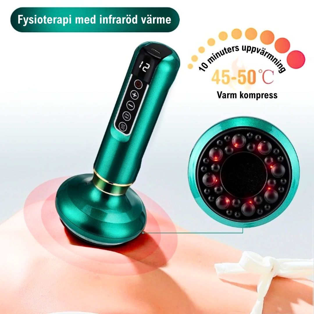 GlowCup – Cellulite Remover och Hudåtstramning med Rödljus och Koppningsterapi