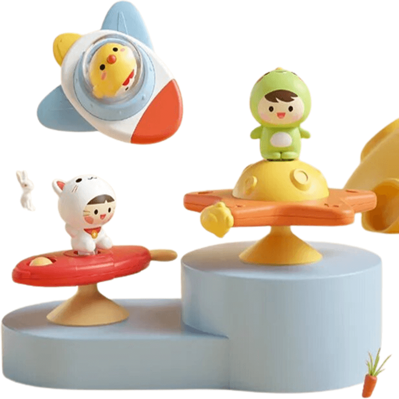 Baby Spinner Toys med Sugeffekt – Stimulerar Sensorisk och Kognitiv Utveckling