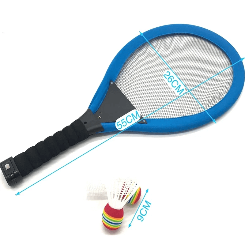 ShuttleGlow - Upplyst Badmintonset med LED-racketar för Utomhusspel