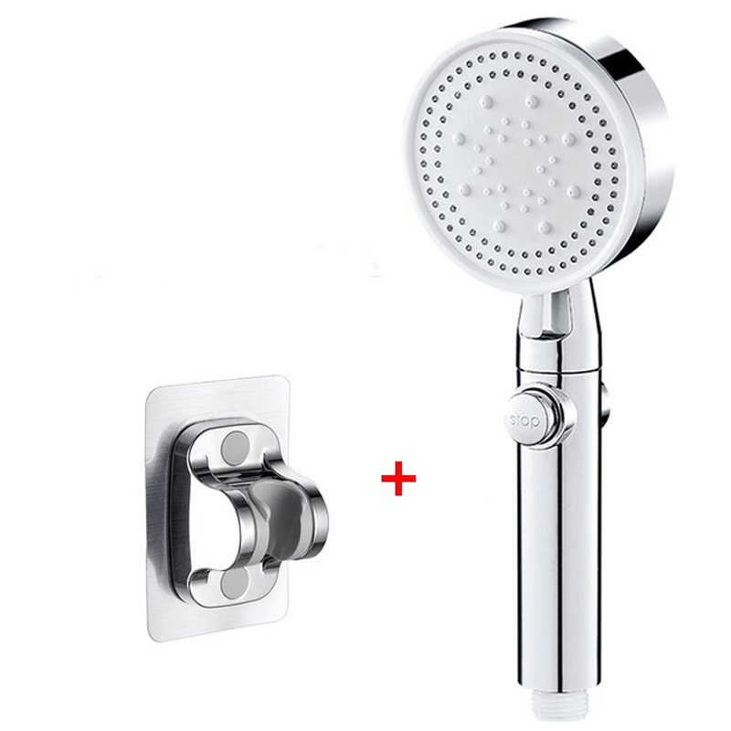 HydroFlow - Pommeau de douche réglable avec 5 modes de jet et une forte pression d'eau
