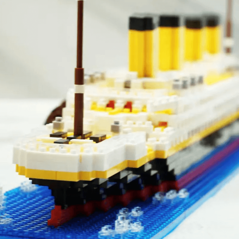 DIY Titanic 3D Byggklossar – 1860 Delar Skeppsmodell