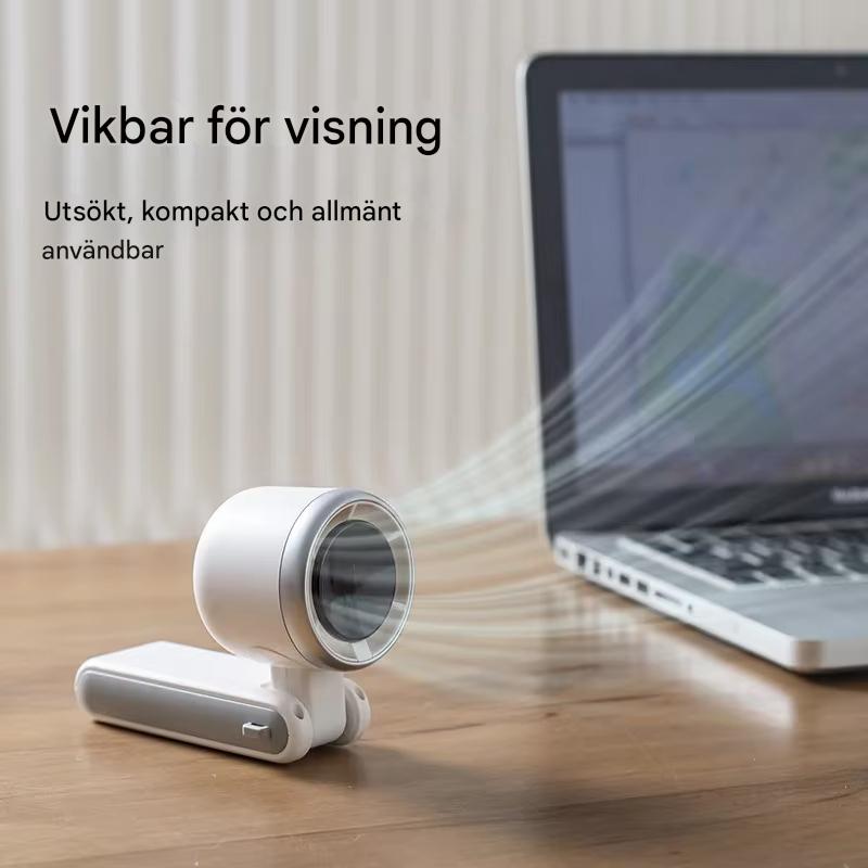 TurboBreeze - Handhållen Mini-turbofläkt för Resor och Vardagsbruk