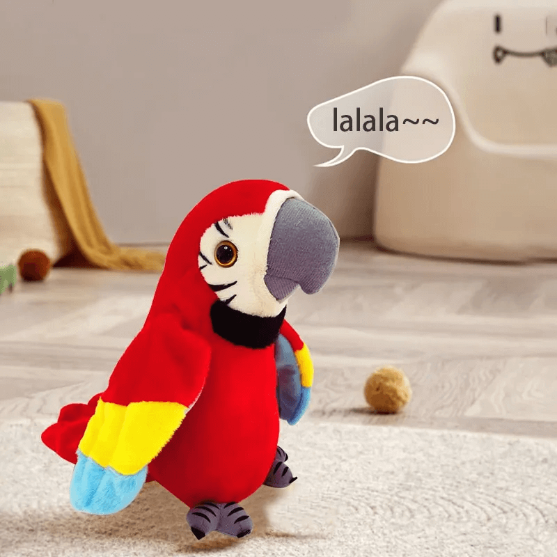 Pratande Papegoja Plysch – Stimulerar Språkutveckling och Fantasifull Lek
