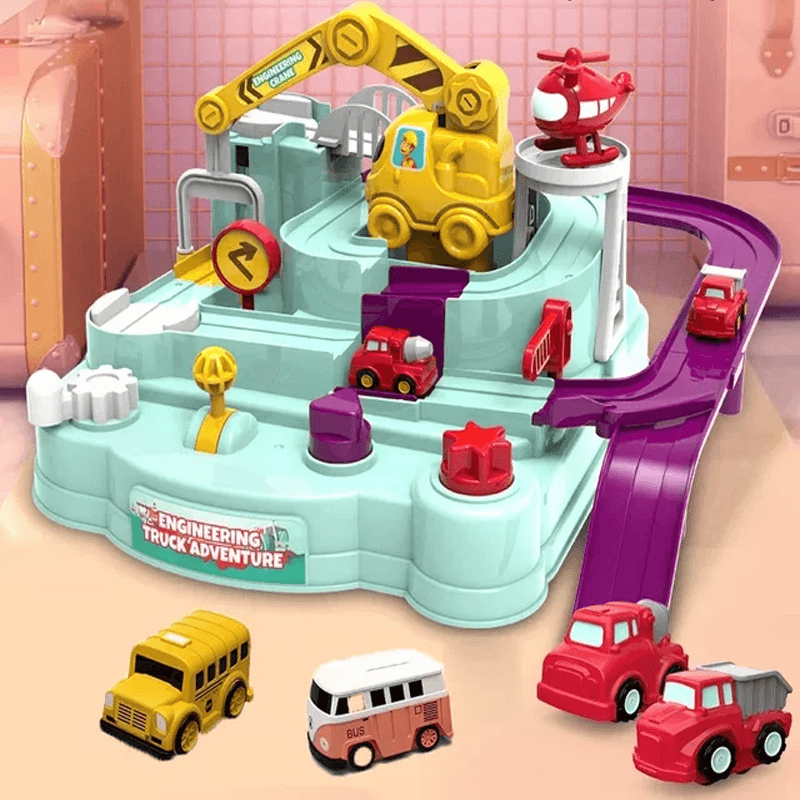 Batterifri Racing Tågmodell – Interaktiv och Stötsäker ABS