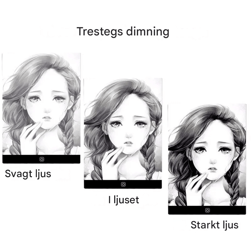 LED-upplyst Ritplatta – Perfekt för Barns Konstnärliga Utforskning