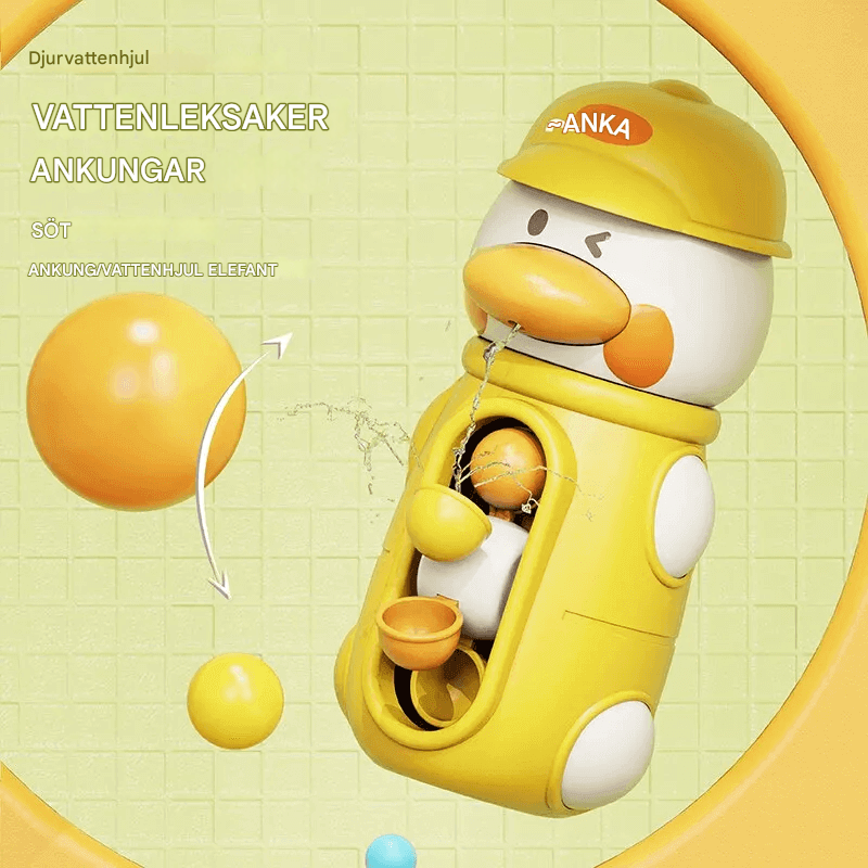 Badleksak Vattenhjul – Roterande Leksak för Småbarn, Batterifri