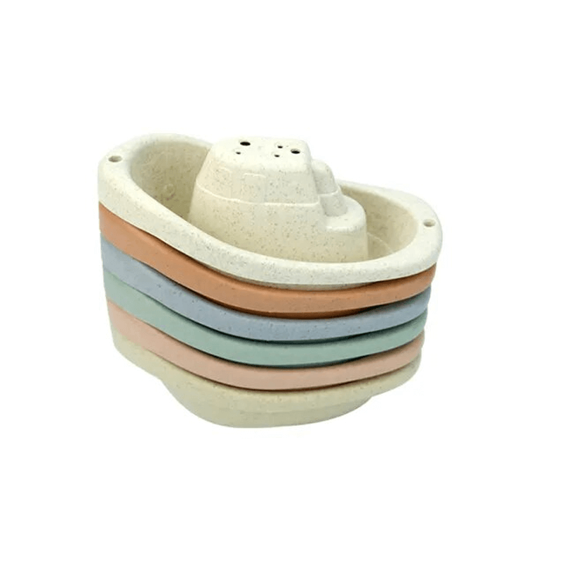 Stapelmuggar för Baby & Småbarn | Färgglada Badtidsleksaker i Plast – Utvecklande Sensorisk Lek från 6+ månader