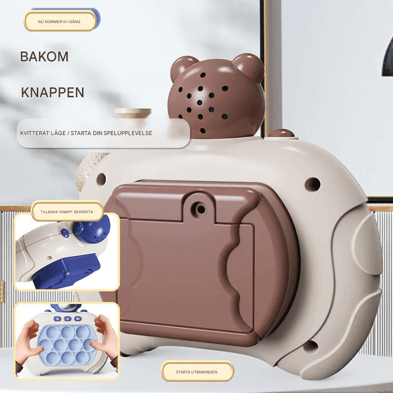 Pop It Snabb Tryck Spelmaskin – Stressavlastande och Pedagogisk Fidget-leksak