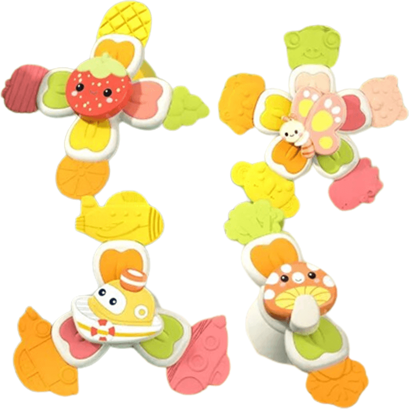 Baby Spinner Toys med Sugeffekt – Stimulerar Sensorisk och Kognitiv Utveckling
